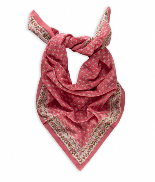 GRAND FOULARD INDIEN - AARTI ROSA