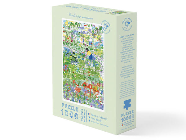 PUZZLE JARDIN SECRET PAR JEANNE SABOUREAULT - 1000 PIÈCES