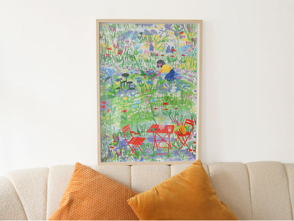 PUZZLE JARDIN SECRET PAR JEANNE SABOUREAULT - 1000 PIÈCES