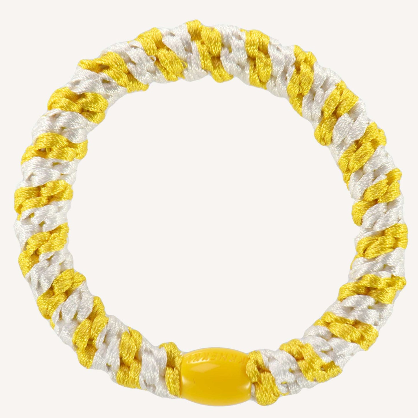 Chouchou élastique JAUNE RAYÉ