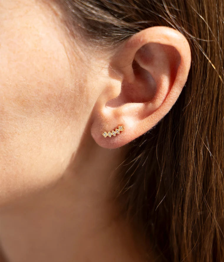 Mini Boucles d'oreilles Cassis