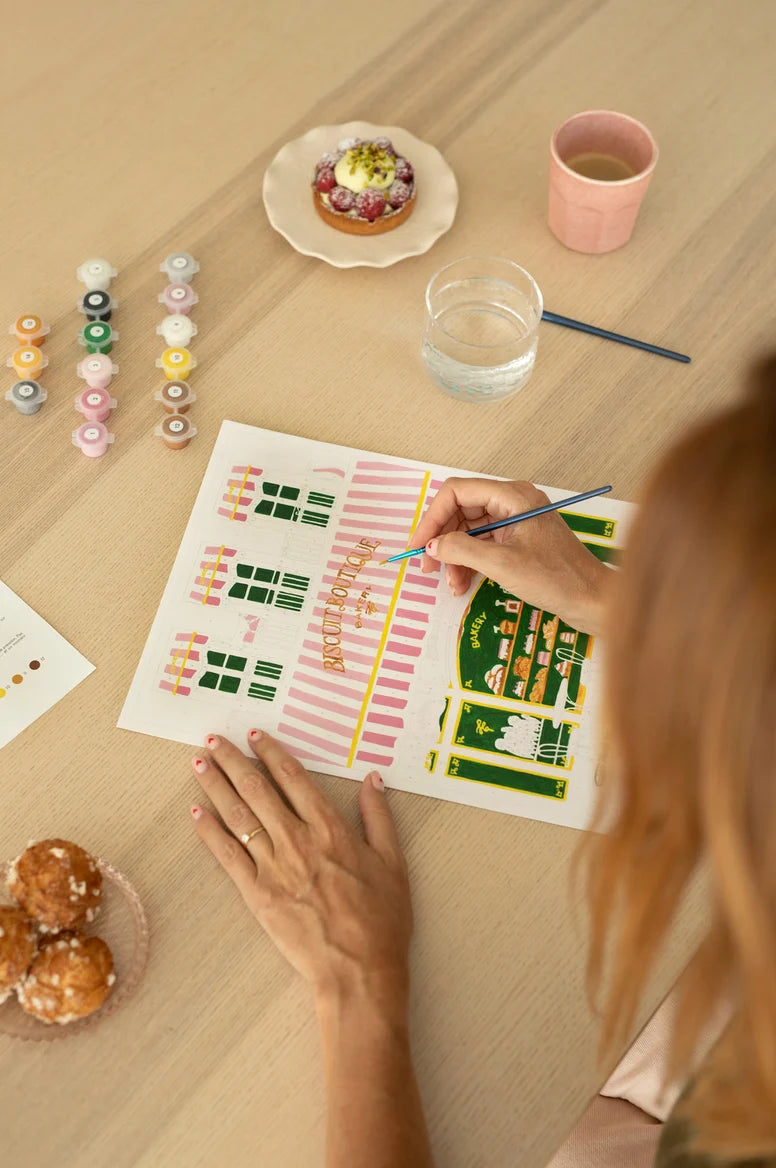 Coffret peinture au numéro - Pink Bakery