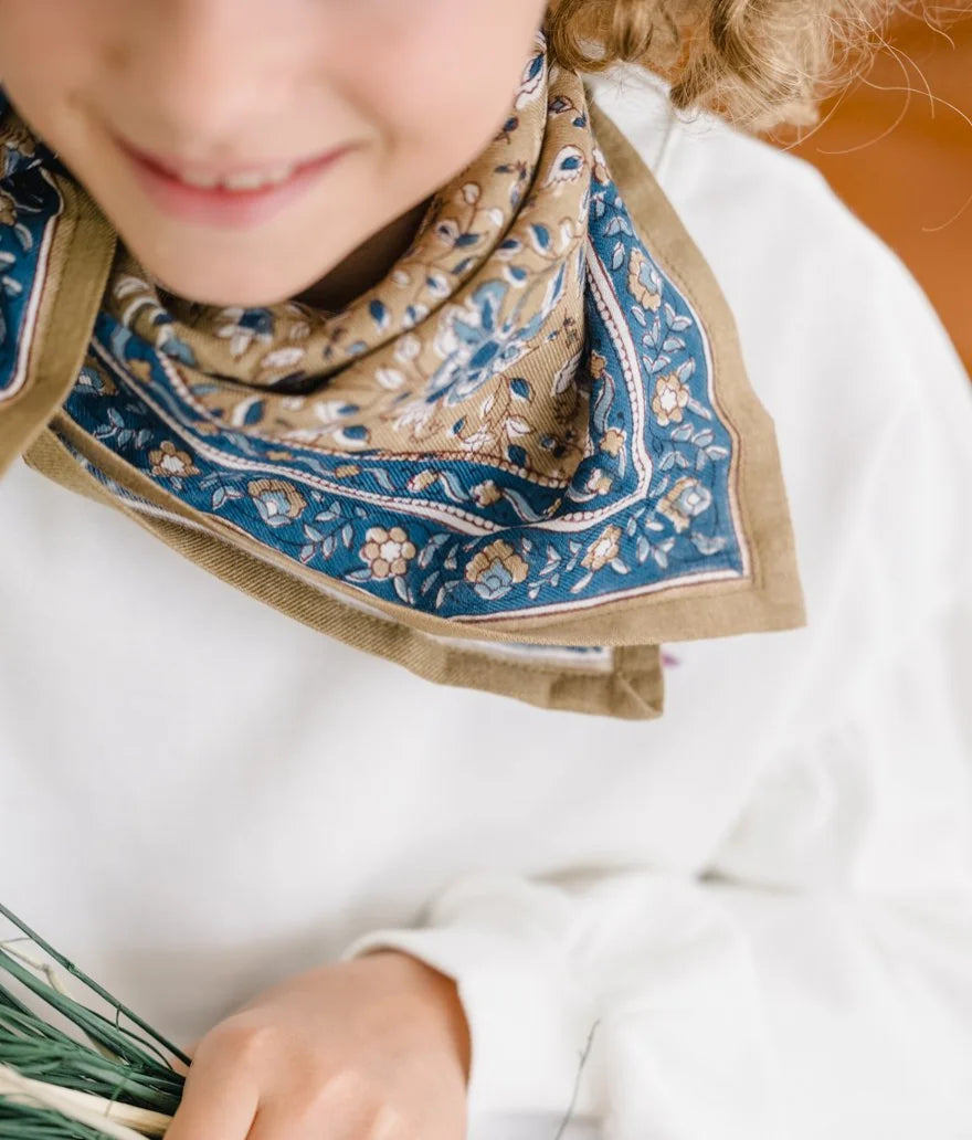 Petit foulard - Folk Bronze