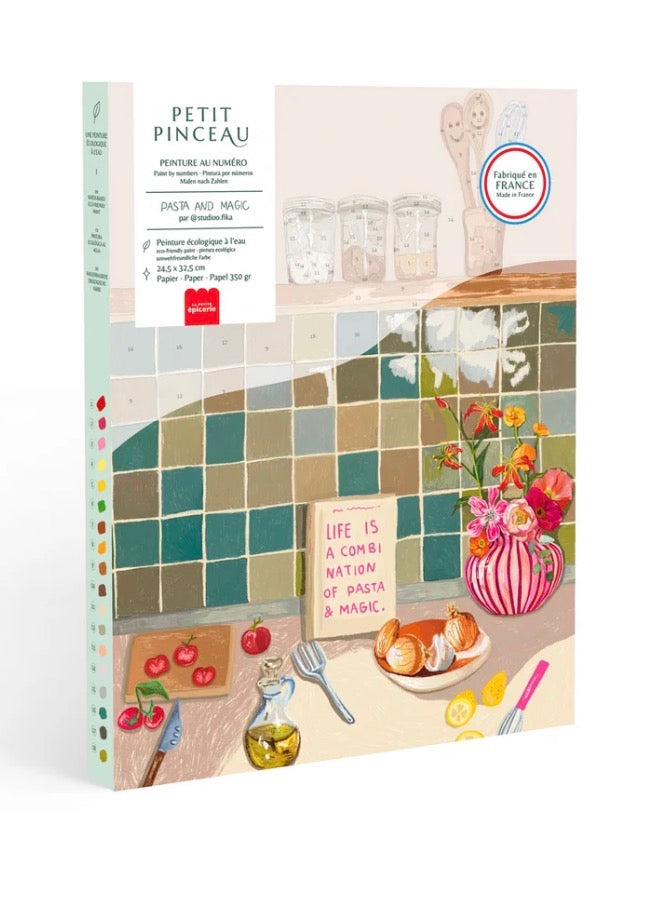 Coffret peinture au numéro - PASTA AND MAGIC