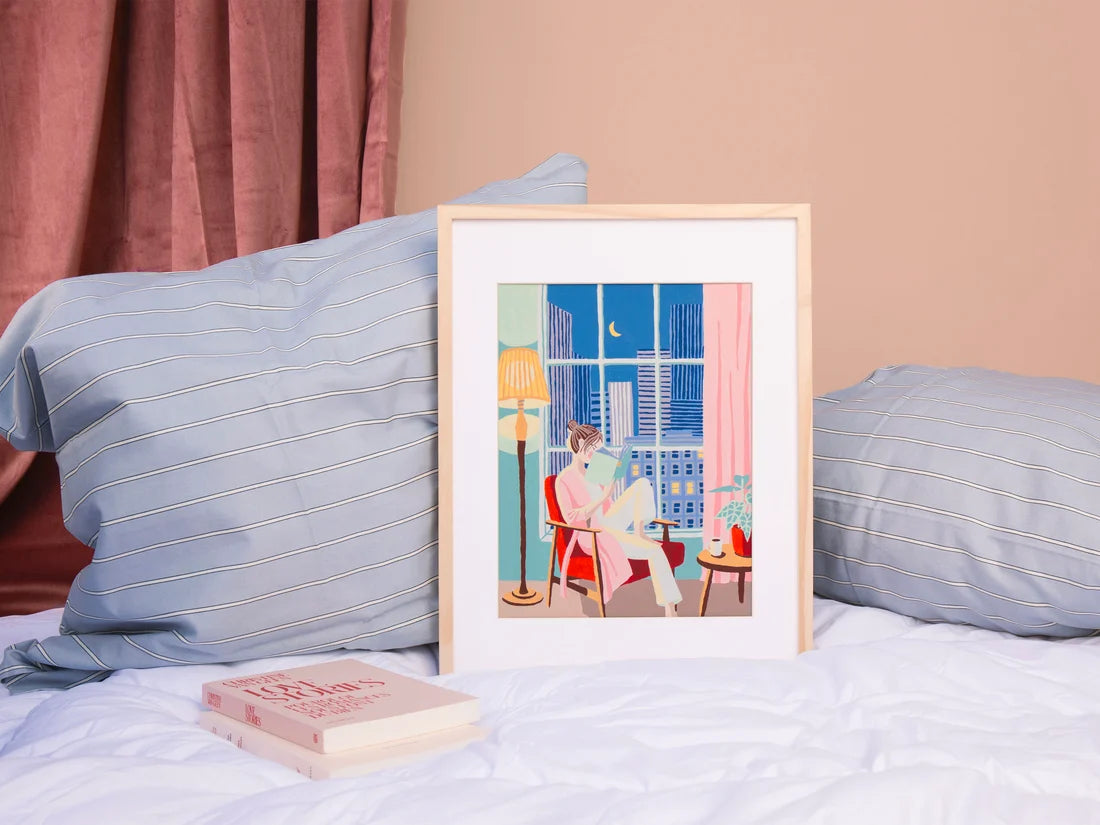 Coffret peinture au numéro - NUIT BLEUE