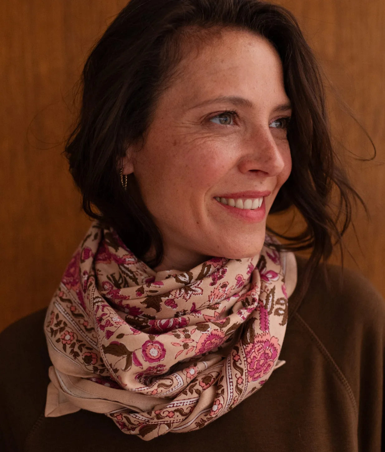 Grand Foulard - Goa Pink
