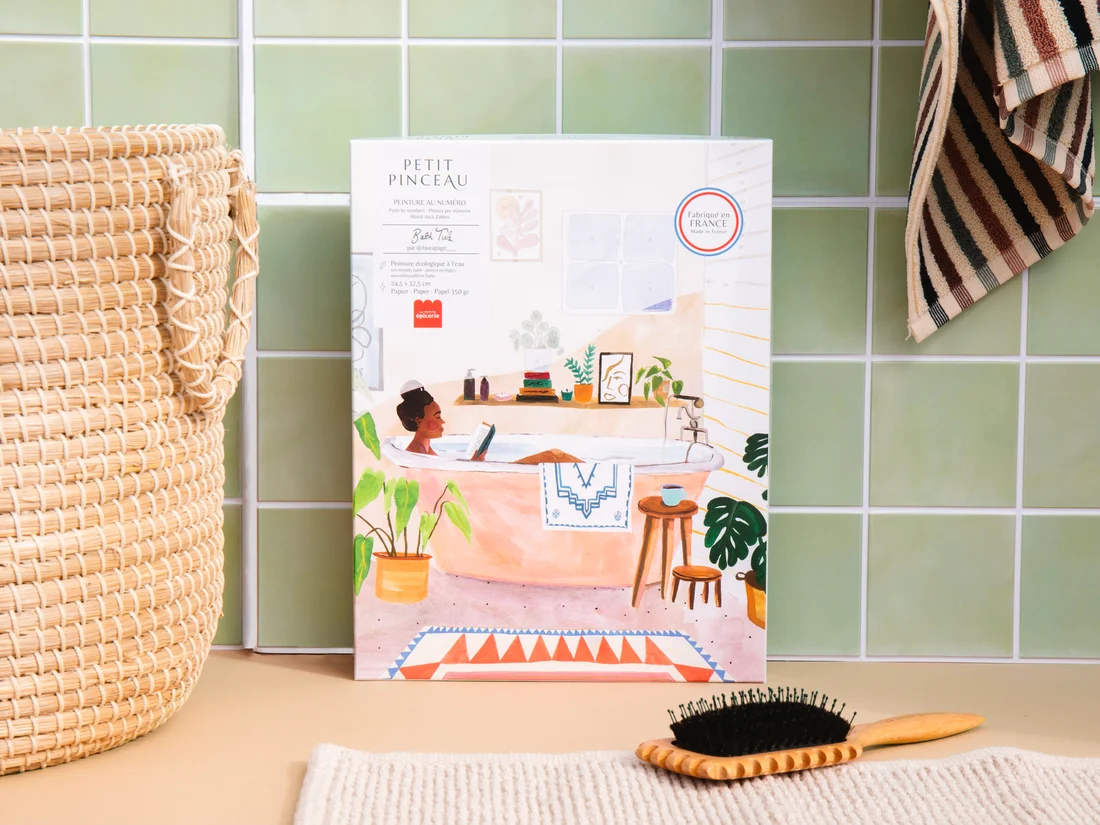 Coffret peinture au numéro - BATH TUB