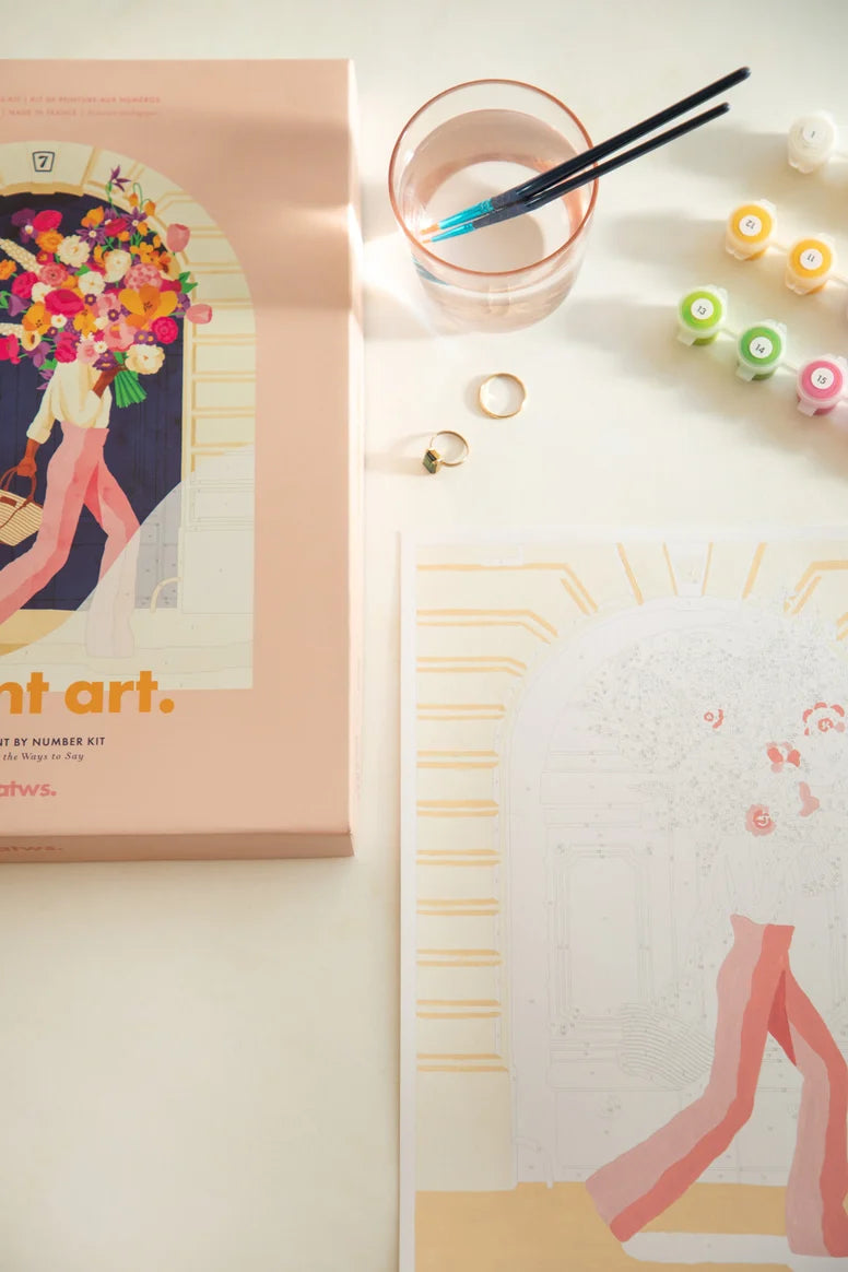 Coffret peinture au numéro - Parisian Door