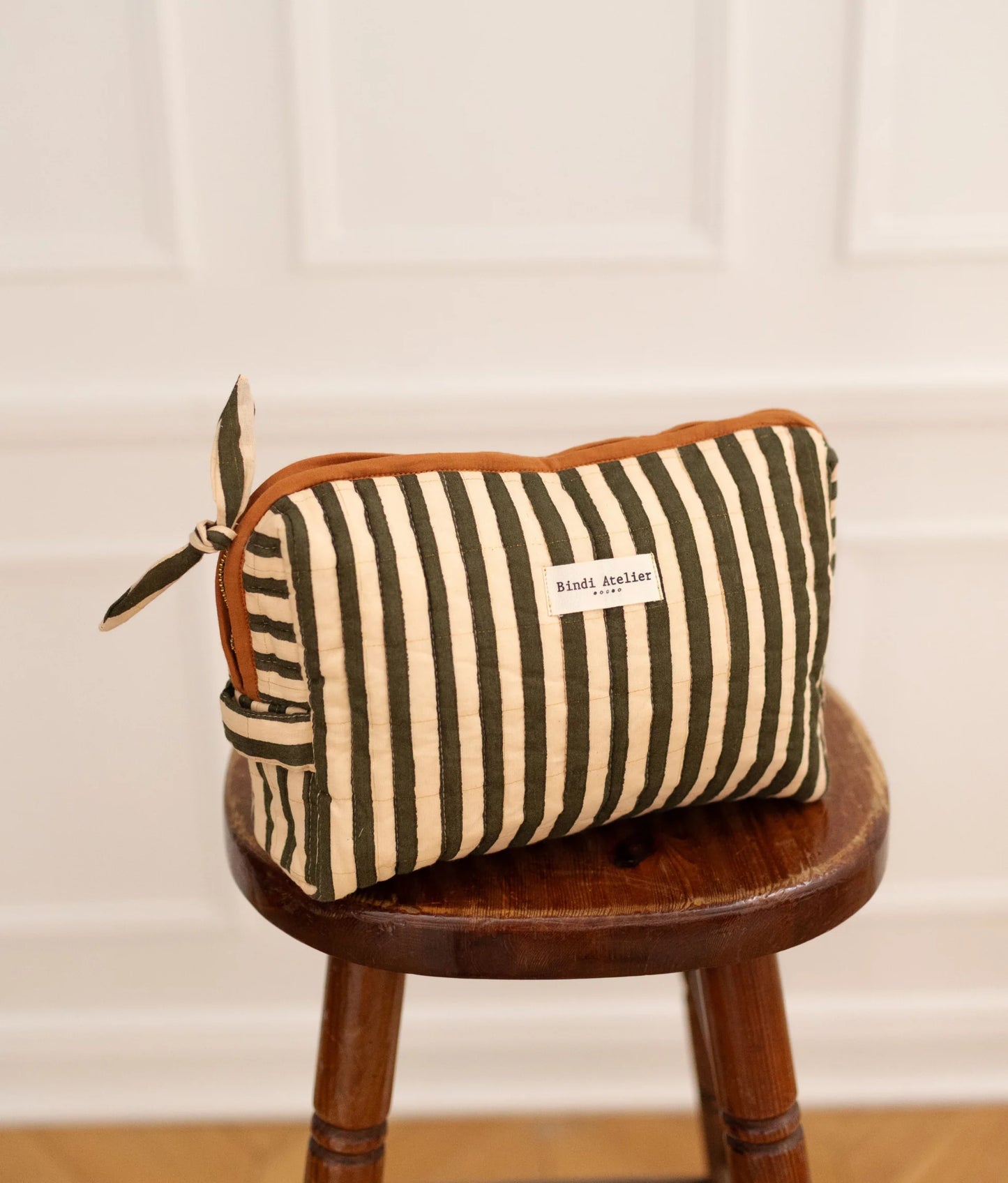 Grande trousse de toilette - STRIPES LEAF