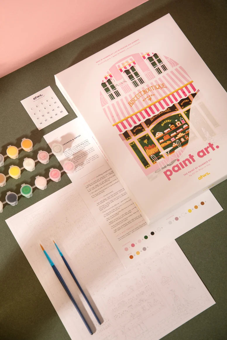 Coffret peinture au numéro - Pink Bakery