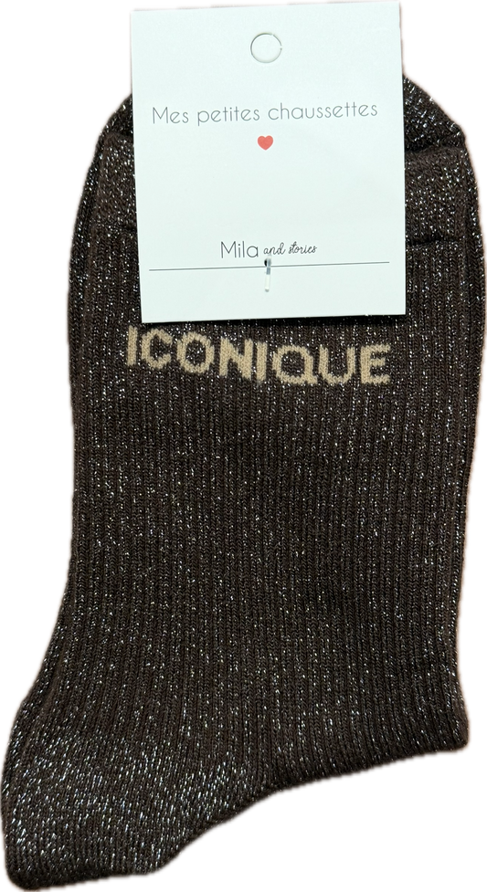 Chaussettes à paillettes