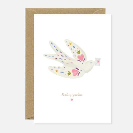 Carte postale Love bird