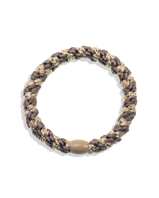 Chouchou élastique  BEIGE BICOLORE