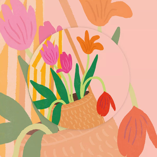 Lot de stickers Tulipes 🍋