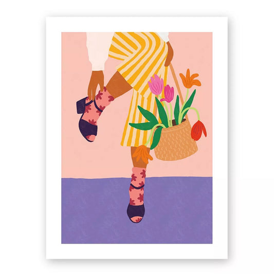 Affiche A4 Tulipes 🍋