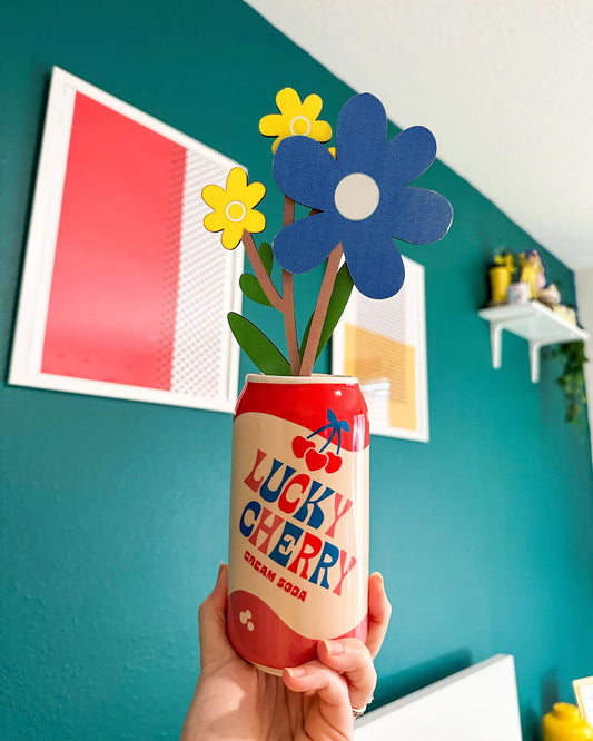 Vase en céramique, Soda à la crème Lucky Cherry