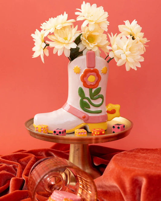 Vase en céramique, Santiag Giddy up