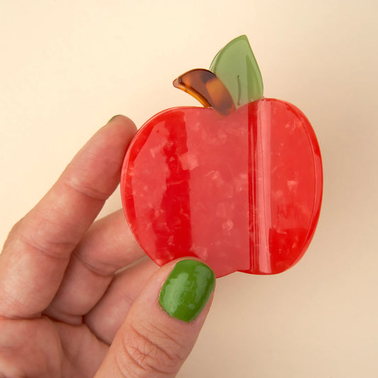 PINCE À CHEVEUX POMME