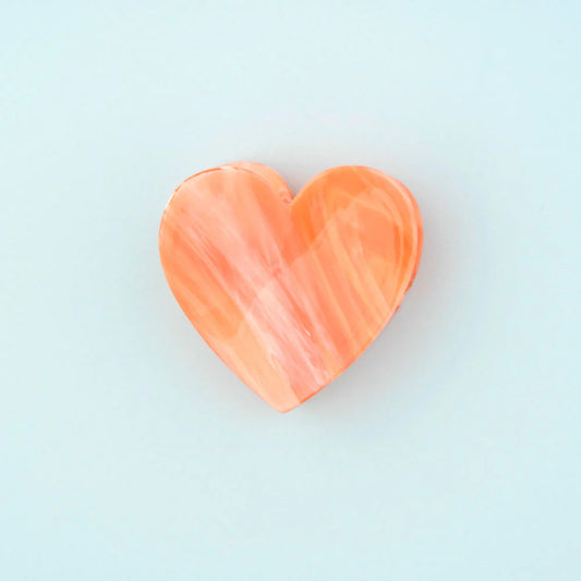 PINCE À CHEVEUX COEUR ROSE