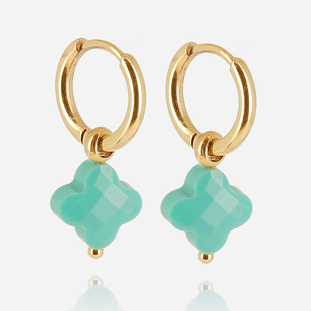 Boucles velasquez turquoise