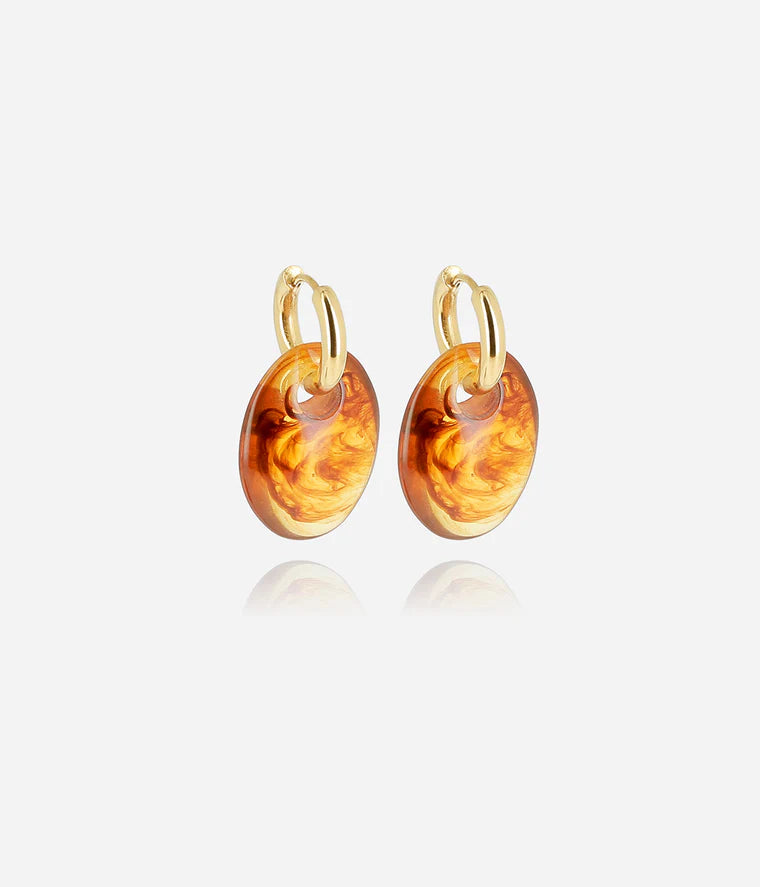 Boucles Prisme orange