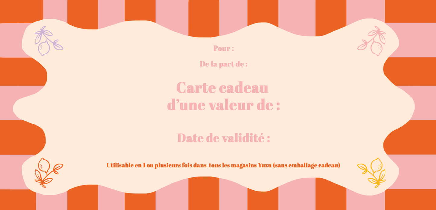 Carte cadeau