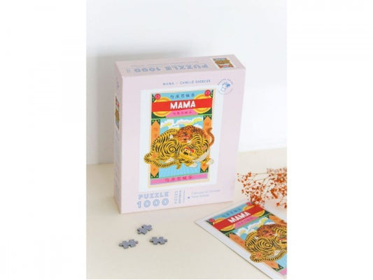 PUZZLE 1000 PIÈCES 68X48 CM ILLUSTRATION MAMA PAR CAMILLE
