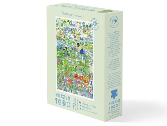 PUZZLE JARDIN SECRET PAR JEANNE SABOUREAULT - 1000 PIÈCES
