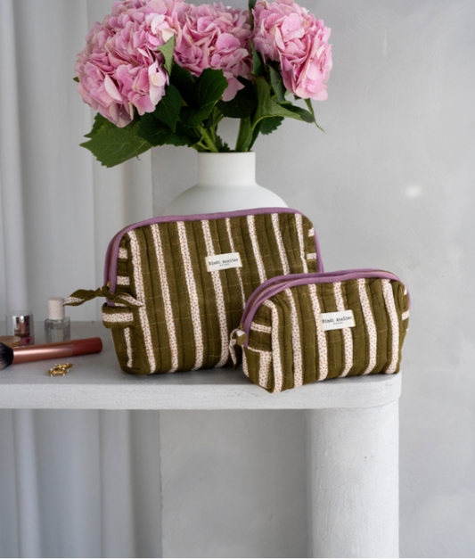 Grande trousse de toilette - MATIRA PRALINE